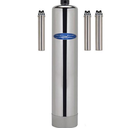 1.5 / Stainless Steel Salt-Free Water Conditioner - Whole House Water Filters - Crystal Quest