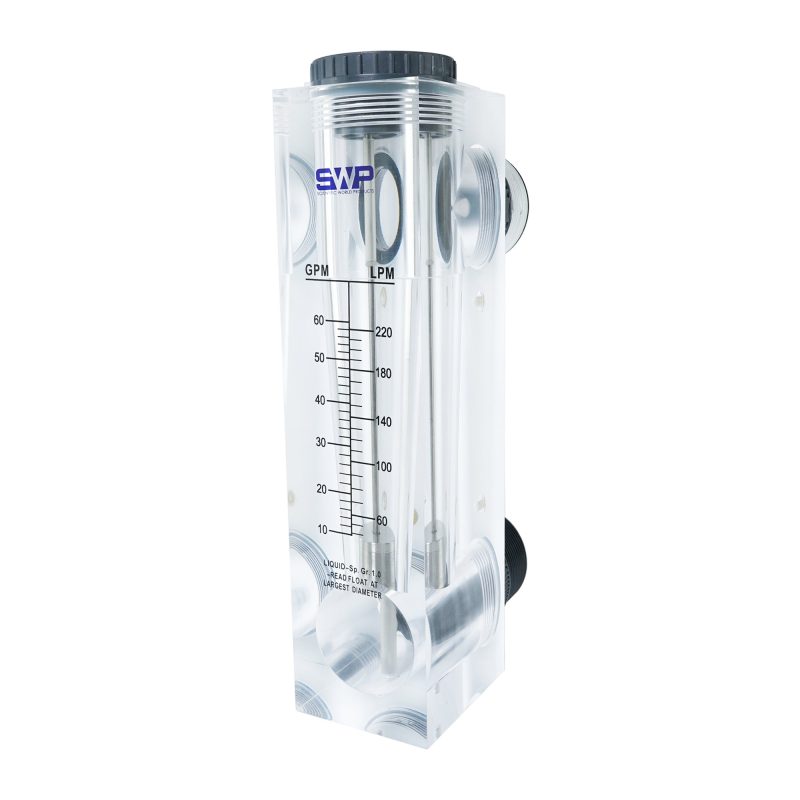 10 - 60 GPM Panel Flow Meters - - Crystal Quest Water Filters