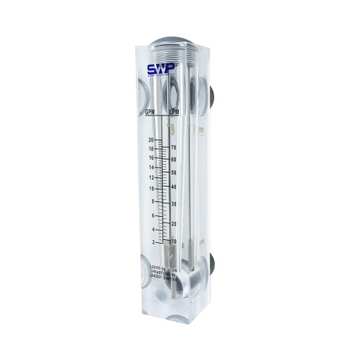 2 - 20 GPM Panel Flow Meters - - Crystal Quest Water Filters