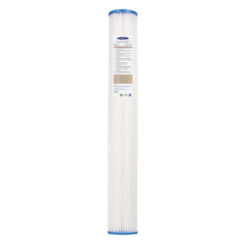 2-7/8” x 20” Pleated Cellulose Sediment Cartridge - Water Filter Cartridges - Crystal Quest