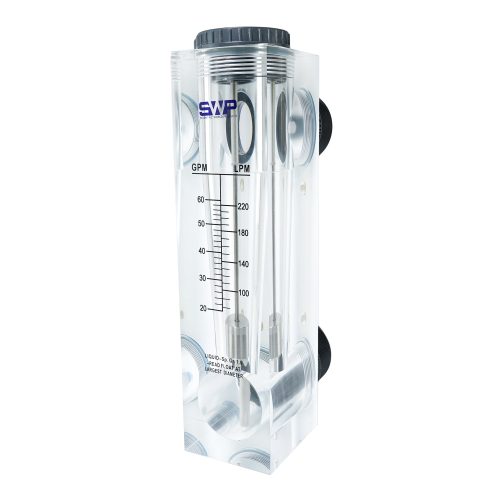 20 - 60 GPM Panel Flow Meters - - Crystal Quest Water Filters