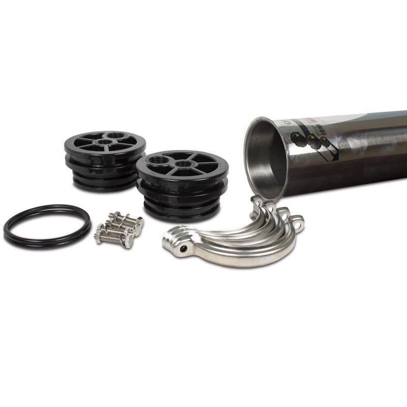 4 x 40 ro membrane housing with cap o rings and lock included crystal quest parts 3615569608818