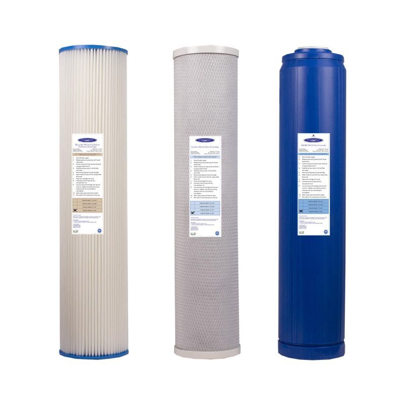 4000 5000 gpd whole house ro filter pack crystal quest water filter cartridges 16342598811741