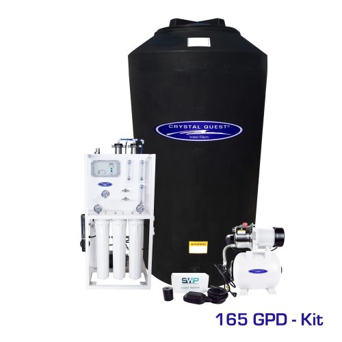 500 GPD / Add Storage Tank Kit (165 Gal) Medical Mid-Flow Reverse Osmosis System (500-7000 GPD) - Commercial - Crystal Quest