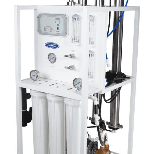 500 gpd standalone commercial mid flow reverse osmosis system 500 7000 gpd crystal quest commercial 34077650845789