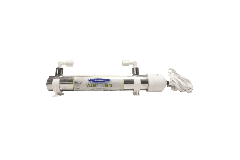 6pm ultraviolet inline germicidal water sterilizer crystal quest water filters uv system 16018640339037