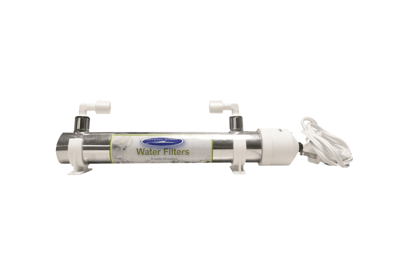 8pm ultraviolet inline germicidal water sterilizer crystal quest water filters inline water filters 16018656755805