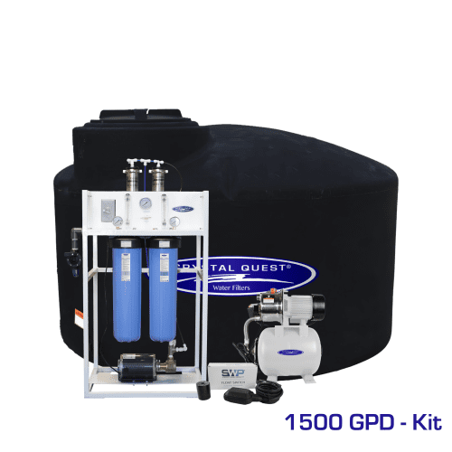 commercial mid flow reverse osmosis system 500 7000 gpd crystal quest commercial 33478404374621