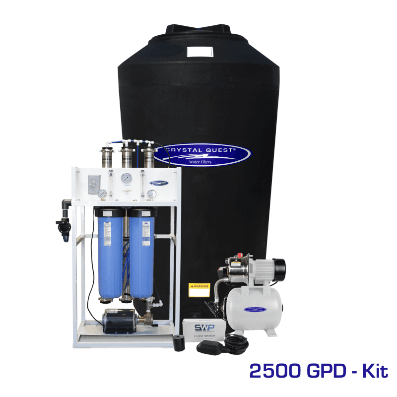 Commercial Mid-Flow Reverse Osmosis System (500-7000 GPD) - Commercial - Crystal Quest