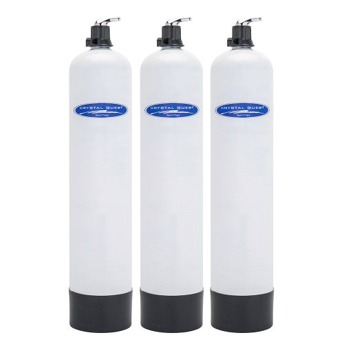 Fiberglass / SMART + Fluoride + Softener / Manual Whole House Inline Water Filter - Whole House Water Filters - Crystal Quest