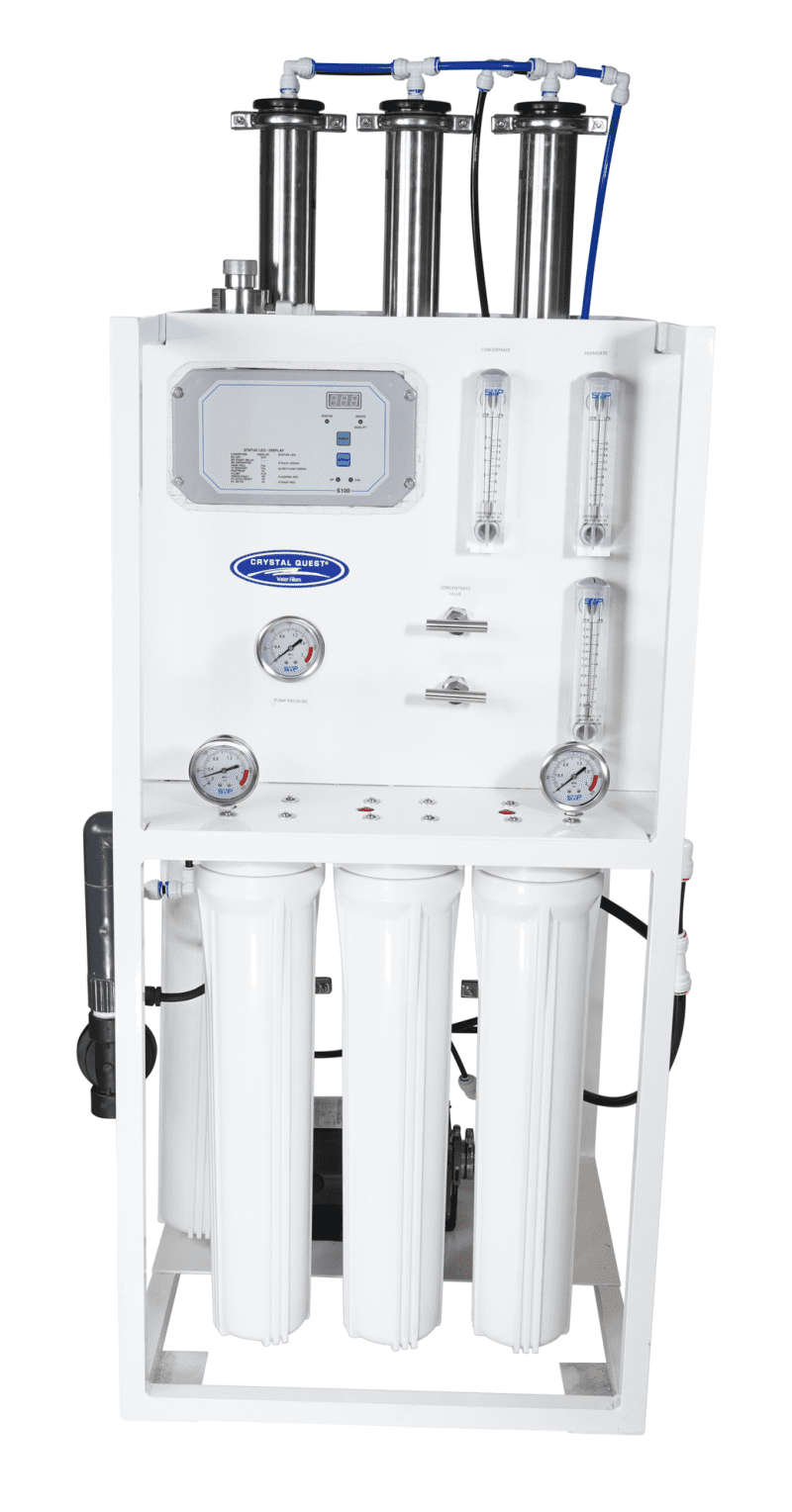 medwater mid flow reverse osmosis 500 2500 gpd crystal quest water filters 33419999314013