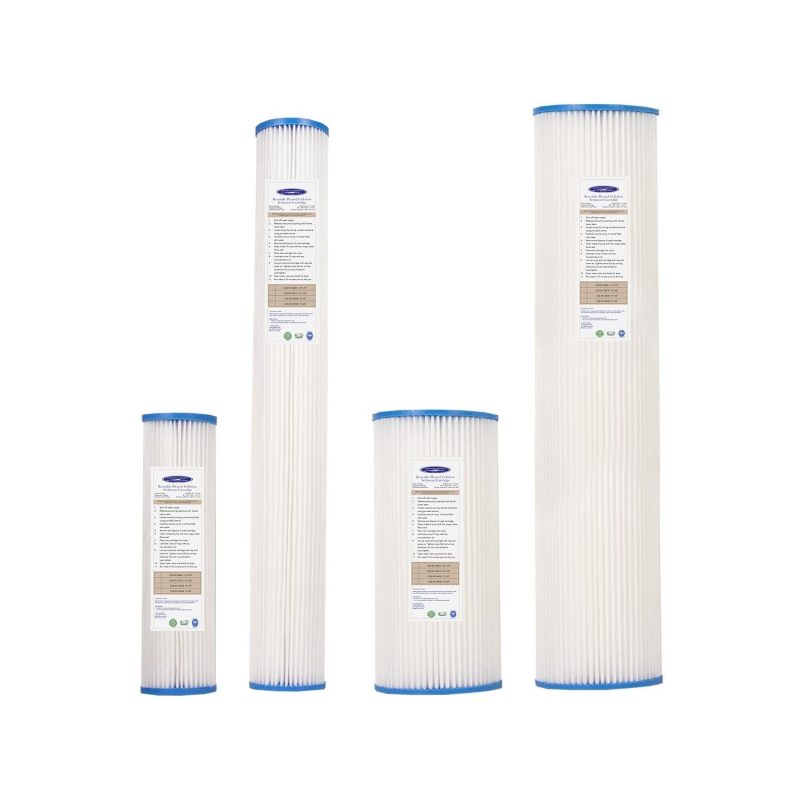 pleated cellulose sediment cartridge crystal quest water filter cartridges 28706853421149