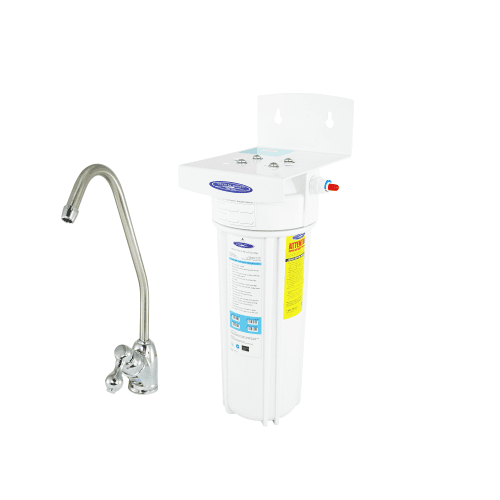 Single Ceramic Under Sink Water Filter System - Under Sink Water Filters - Crystal Quest