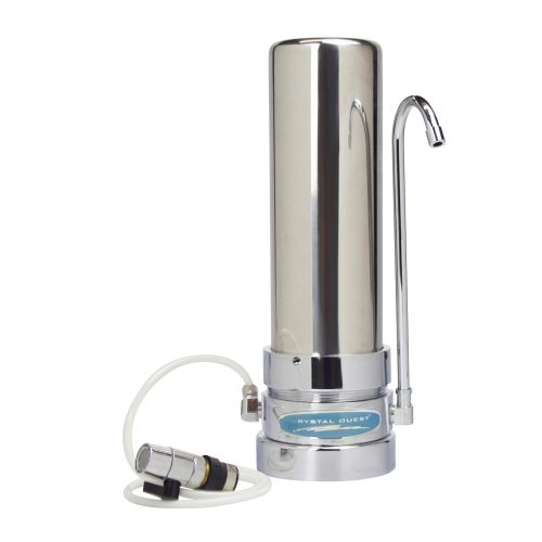 Alkaline Water Filter System | SMART Countertop Single Cartridge - Countertop Water Filters - Crystal Quest Water Filters