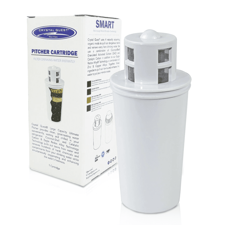 standard smart water pitcher cartridge crystal quest water filter cartridges 36372590329949