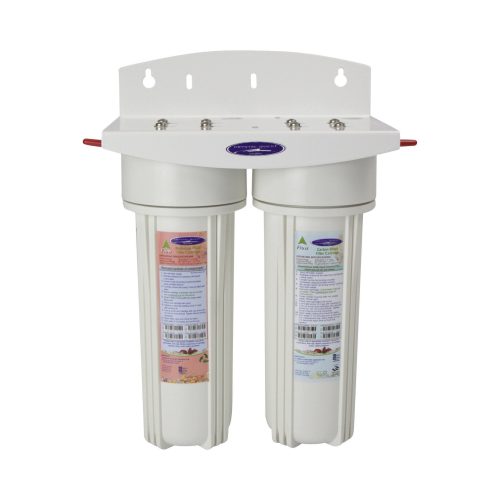 voyager double inline water filter system crystal quest inline water filters 16335774056541