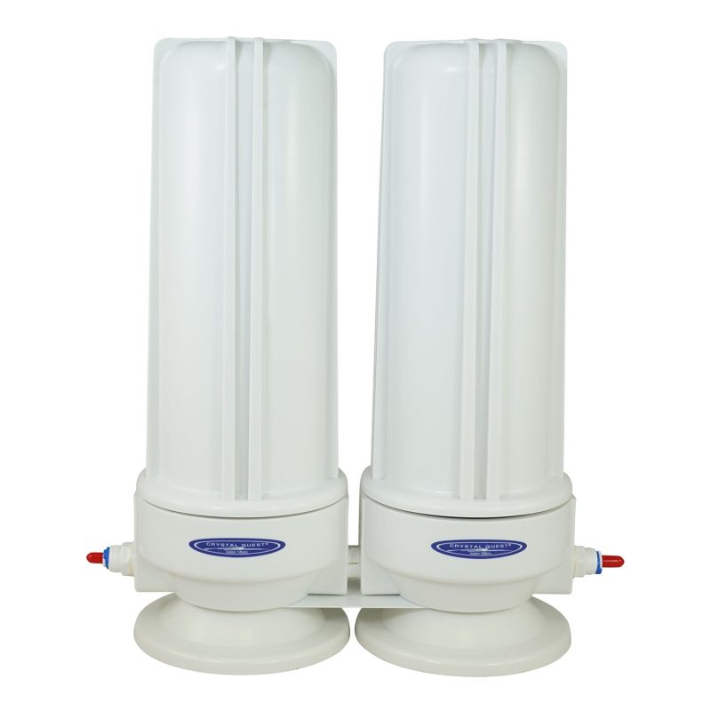 voyager double inline water filter system crystal quest inline water filters 33133275381853