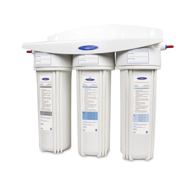 voyager triple inline water filter system crystal quest inline water filters 16336208920669