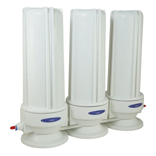 voyager triple inline water filter system crystal quest inline water filters 33372080144477